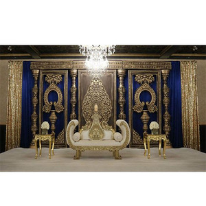 Musulmán boda fibra Jhumka marcos traseros paneles Durban boda moderna oro Jhumka marcos nueva boda escenario Jhumka marcos traseros - Product Image 1