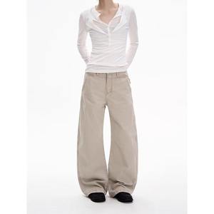 Jeans Rectos Retro Americanos de Primavera/Otoño para Hombre y Mujer, Estilo Cleanfit, Holgados, Casuales, Ligeros, Estilo Urbano - Product Image 6