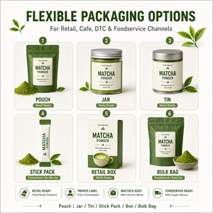 Sobres de <span class=keywords><strong>Matcha</strong></span> en Polvo Premium a Granel, OEM, Bolsitas de Té Instantáneo Saludable, Marca Privada - Product Image 5