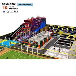 Cover Themed Parks With Cool Slides and <b>Trampoline</b> Commercial Indoor <b>Trampoline</b> Park for Kids - Product Image 2