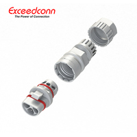 Conector led de 3 pines, conector rápido de plástico para montaje de cable macho a precio de fábrica