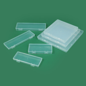 กล่องพลาสติก PP ใส ขนาด 12x12x1.1 ซม. รูปทรงสี่เหลี่ยมผืนผ้า พร้อมฝาปิด สำหรับบรรจุภัณฑ์ทั่วไปสำหรับสินค้าขนาดเล็ก - Product Image 3