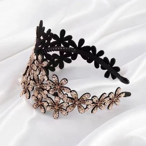 Diadema de Flores Exquisita de Diseño de Nicho Popular 2026, Estilo Lujo Ligero, Diademas para Mujer, Joyería de Moda al por Mayor - Product Image 4