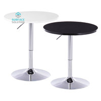 Table de bar haute moderne en pierre massif pour cuisine commerciale, mobilier de restaurant, vente en gros