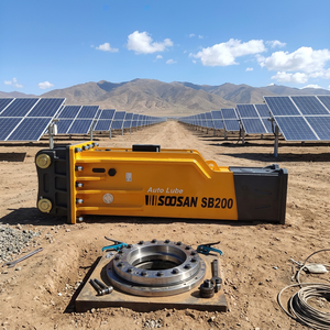 Rompedor Hidráulico de Roca Tipo Caja SB200 de Grado Minero |   Cincel Pesado de 210 mm de Diámetro |   Martillo de Alto Impacto para Excavadoras de 62T-68T - Product Image 1