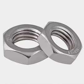 ถั่วหกเหลี่ยมเหล็กกล้าคาร์บอน DIN934/ถั่ว ISO4032เกรด6/8/10ชุบสังกะสีผลิตจากโรงงานจีน - Product Image 3