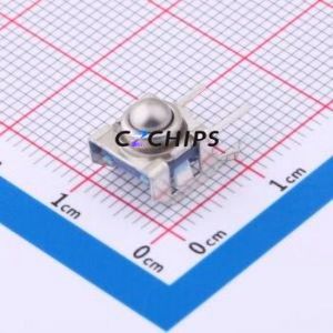 GT-TA158B-H078-L1 Tactile Switch DIP,7.2x7.2mm Switch Single Pole Single Throw Sphere Button 3N Vertical Mount - Product Image 1