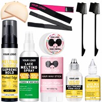Dissolvant de colle pour perruques à action rapide, pour perruques en dentelle, systèmes capillaires et extensions