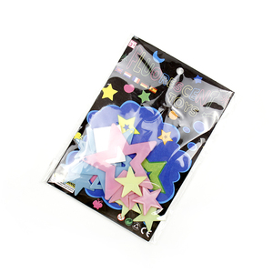 สติกเกอร์ตกแต่งเพื่อความปลอดภัยเป็นมิตรกับสิ่งแวดล้อมเด็ก Lumionous Glow In The Dark Stars - Product Image 6