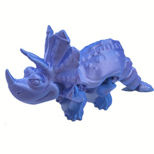 Figurine de dinosaure T-Rex tout-en-un imprimée en 3D avec articulations mobiles, jouet original et original. - Product Image 1