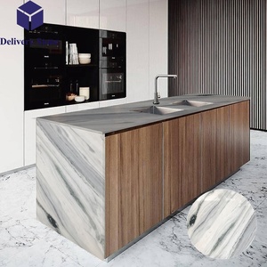 DeliveryStone OEM Île de cuisine préfabriquée Dessus en pierre de marbre - Product Image 3