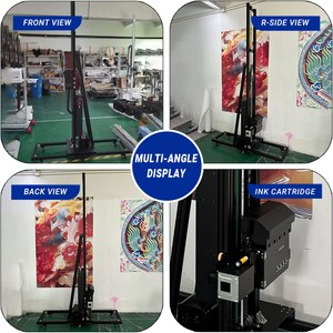 3D UV Vertical Wall/Glass/Metal/Wood/Paper/Ceramic Mural Art Direct <b>Printing</b> Painting <b>Machine</b> Eco-Friendly Inkjet Wall Printer W - Product Image 5