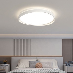 Hiện đại màu trắng sắt Vòng LED Trần đèn trong nhà ấm trắng trần ánh sáng phòng khách phòng ngủ phẳng nhà bếp ánh sáng - Product Image 6