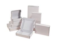 Vente en gros de boîtes aux lettres en carton ondulé blanc Grande boîte aux lettres personnalisée
