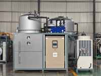 Pompe d'évaporation alimentaire automatique électrique en acier inoxydable 316L à distillation sous vide, haute efficacité, pour la concentration de jus pur