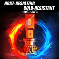 Kit de Conversión de Faros LED V11S H4 H7 H11, Lámpara de Coche Súper Brillante de Alta Potencia, Solución de Actualización de Iluminación Automotriz