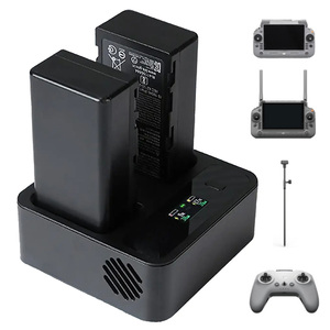Chargeur intelligent WC237 72W compatible avec la batterie WB37 pour télécommande DJI RC Plus/FPV et adaptateur d'alimentation RTK 2, concentrateur de charge parallèle - Product Image 1