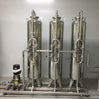Unité d'osmose inverse à deux étages de capacité automatique de WZD 1t-3t sous des machines de filtration d'eau pure d'évier pour l'usage d'usine
