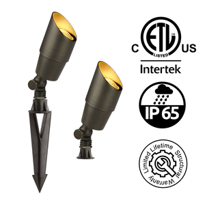 Projecteurs encastrés 12V en laiton pour éclairage paysager, bassin de puissance basse, pour palmiers, jardins, pelouses extérieures, IP65 - Product Image 1