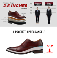 Neue Kollektion Herrenschuhe Modernes Design Oxford Höhenerhöhende Herren-Lederschuhe Luxuriöser Neuer Stil Aufzug-Schuhe für Herren