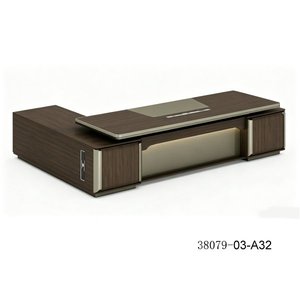 Escritorio Ejecutivo Moderno de Madera con Gabinete de Almacenamiento 38079-03-A28, Muebles de Oficina Independientes - Product Image 4