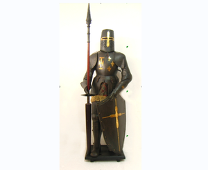 Beau casque d'armure avec revêtement argenté fait à la main pour soldat ou acteur qui joue un rô<span class=keywords><strong>le</strong></span> dans <span class=keywords><strong>le</strong></span> drame - Product Image 2