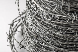 गैल्वेनाइज्ड एंटी-चोरी बाड़ ऑर्चर्ड डबल-स्ट्रैंड एंटी-जंग स्टील तार कांटेदार तार तार बिजली की छाल दीवार - Product Image 6