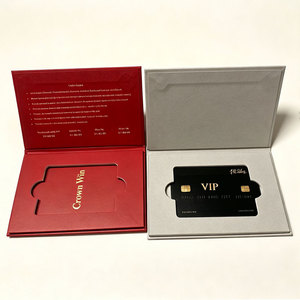 Caja de regalo magnética con tapa abatible, color blanco húmedo, para tarjetas de hotel, tarjetas de bienvenida, tarjetas VIP, tarjetas de crédito, caja de papel. - Product Image 2