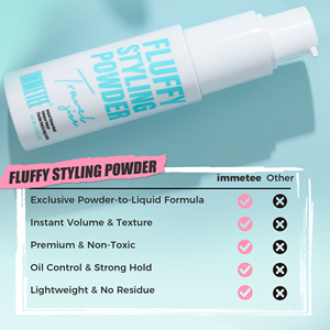 Tóc Khối Lượng Tạo Kiểu Bột Tùy Chỉnh Thương Hiệu Kết Cấu Nhựa Bột Fluffy Tạo Kiểu Tóc Matte Dư Cực-Miễn Phí Chuyên Nghiệp Salon Sử Dụng Riêng - Product Image 3