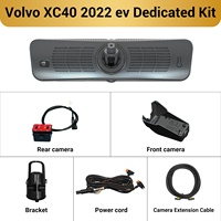 Caméra de recul numérique 2K Sinjet pour Volvo XC40 avec Wi-Fi, écran complet 9,2 pouces, H10 Pro Mirror DashCam