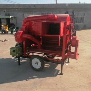 Moissonneuse-batteuse portable rouge avec transmission par engrenages pour la récolte du blé, machine multifonctionnelle - Product Image 3