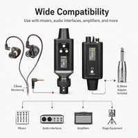 Système de monitoring intra-auriculaire portable EM-8RA professionnel pour scène live, répétitions de groupe, studio à domicile, événements