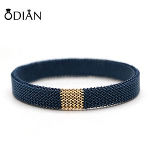 <span class=keywords><strong>Bracelet</strong></span> en <span class=keywords><strong>maille</strong></span> élastique pour hommes, en acier inoxydable, disponible en noir, arc-en-ciel, bleu, <span class=keywords><strong>café</strong></span>, Rose, <span class=keywords><strong>or</strong></span>, pour le printemps, 1 pièce - Product Image 2
