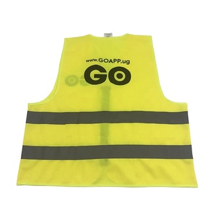 เสื้อกั๊กสะท้อนแสงแบบมองเห็นได้ชัดเจน 2 แถบ - Product Image 4