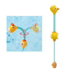 Jouet de bain pour bébé en forme de girafe avec tuyau réglable, arroseur électrique pour baignoire, robinet pour tout-petits et nourrissons, plaisir de bain - Product Image 4