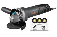 Meuleuse d'angle électrique professionnelle RUTE 100 mm 1230 W avec moteur à balais, interrupteur à gâchette, pour bricolage et usage industriel, pour meulage et découpe