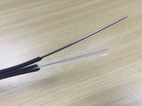 Cable de Fibra Óptica Autoportante de 2 Núcleos G657A1, Fabricante Chino, Cable de Fibra Óptica FTTH GJYXCH, Tambor de 2 km