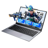 Ordinateur portable OEM ODM 14,1 pouces Intel Celeron N4000, 8 Go LPDDR4, SSD 128 Go/256 Go, batterie 5000 mAh, pour études et bureau