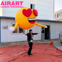 Ballon gonflable souriant pour défilé, décoration pour adultes