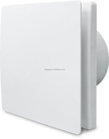 ANGEGA VF-W6-1 Ventilateur d'extraction mural en plastique ABS de 6 pouces avec volet et moteur à enroulement en cuivre pour cuisine, salle de bain, usage domestique
