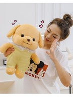 Boneka Anjing Lucu Berbagai Ukuran, Hadiah Ulang Tahun, Hadiah Liburan, Mainan Penghibur, Mainan Mesin Cakar, Hadiah Pasangan, Dekorasi