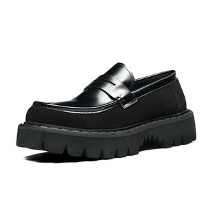 Chaussures plates décontractées et habillées pour hommes en cuir véritable respirant, légères, antidérapantes, idéales pour les affaires et les mariages en extérieur - Product Image 1