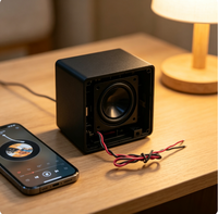 Haut-parleur carré large bande FCE 62x51mm 8Ω 4W pour système vocal IA/haut-parleur Bluetooth/vocal intelligent/système de conférence |   Personnalisation OEM