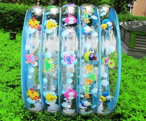 Piscina Gonfiabile Rotonda in PVC per Neonati, Piscina Gonfiabile per Bagnetto Interno Pieghevole Trasparente Rotonda per Bambini - Product Image 3