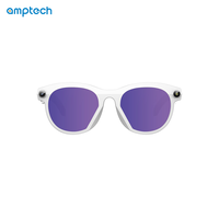 Gafas inteligentes con cámara 4K y audio, gafas con cámara Bluetooth para gafas inteligentes, 8MP, 32G, grabación de video oculta HD