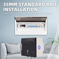 Commutateurs de Transfert Automatique Bipolaires ATS Rail DIN Inverseur PV Double Alimentation Ininterrompue 63A 100A 125A Solaire Photovoltaïque