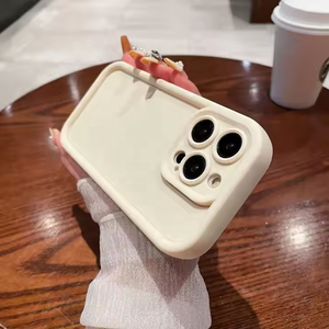เคสกันกระแทกสีพื้นแบบนิ่มสำหรับ iPhone 11 12 13 14 15 16 <span class=keywords><strong>ราคา</strong></span>ส่ง ปี 2025 โรงงานผลิต เคสโทรศัพท์สัมผัสนุ่มหรูหรา วัสดุ TPU - Product Image 3