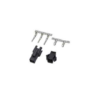 Conector SM-2r de 2.5mm con Terminal y Carcasa con Bloqueo JST para Cableado de Luces LED Empotradas en Muebles, Conector Macho SM - Product Image 1