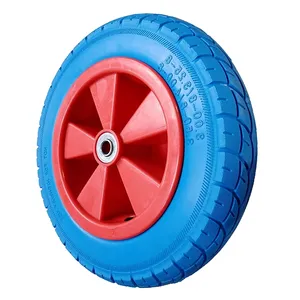 12 인치 3.50-6 대형 산업용 폴리 우레탄 폼 타이어 전기 모터 휠 수레 타이어