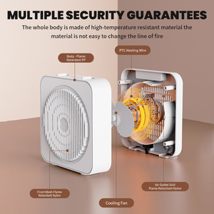 Bền Di Động Trong Nhà Điện Phòng Nóng Ptc Sưởi Ấm Nhanh Chóng Nóng Lên Fan Hâm Mộ Nóng Cho Nhà - Product Image 3